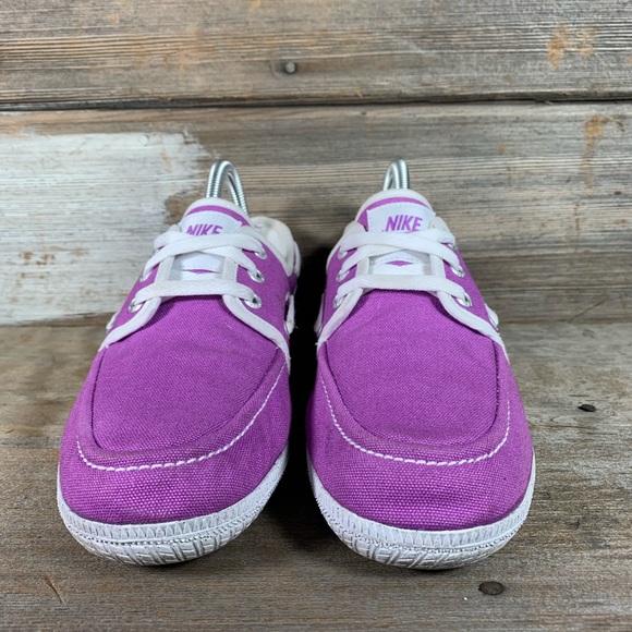 Nike Shoes Nike Post Harbor Purple Canvas Boat Shoes Poshmark